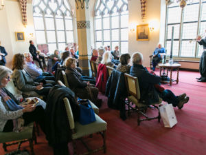 De belangstelling voor de lezing van Else-Marie van den Eerenbeemt was groot