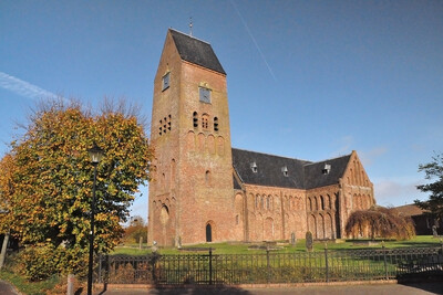 Andreaskerk met de middeleeuwste architectuur